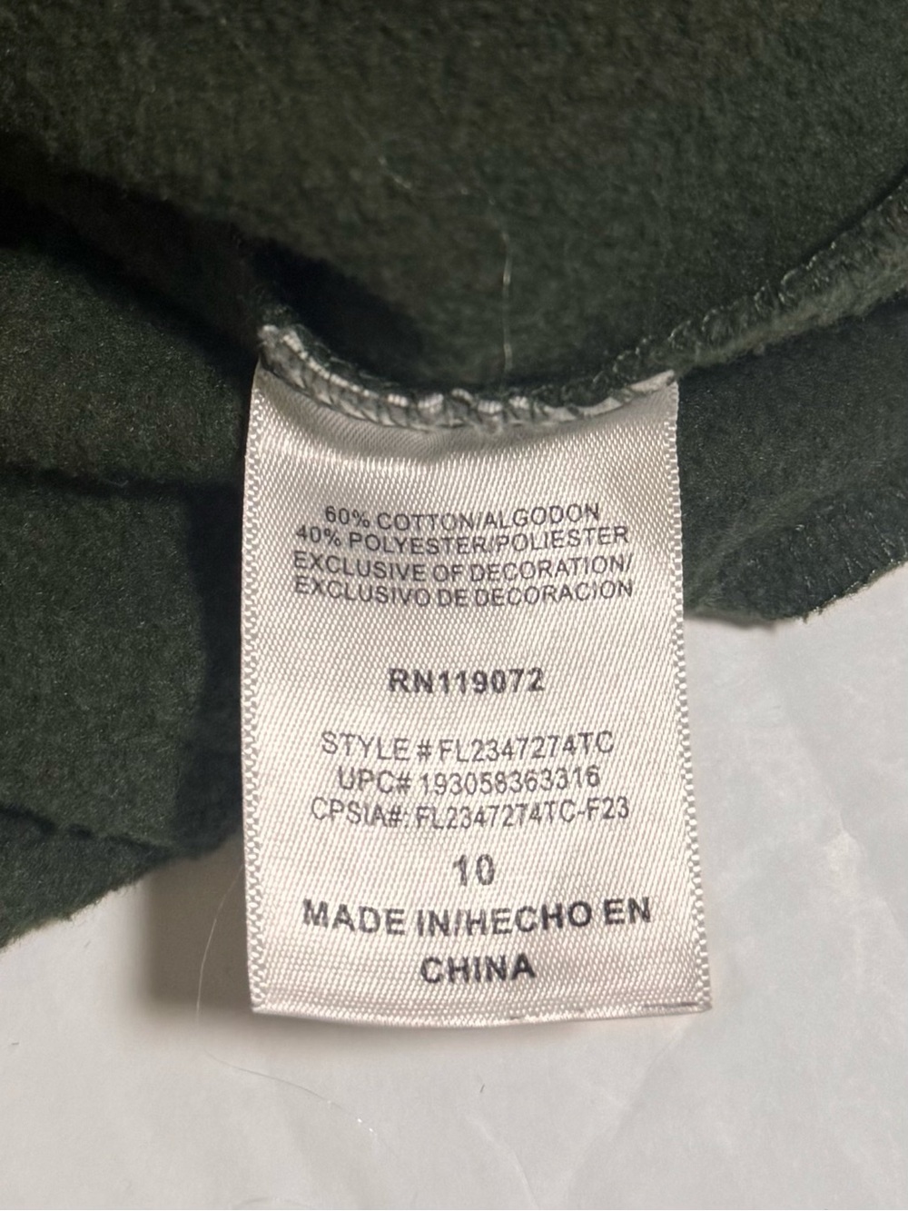 TMNT Ninja Turtles Kids 10 Green Graphic Crewneck Sweatshirt School Travel Cozy - Picture 7 of 9